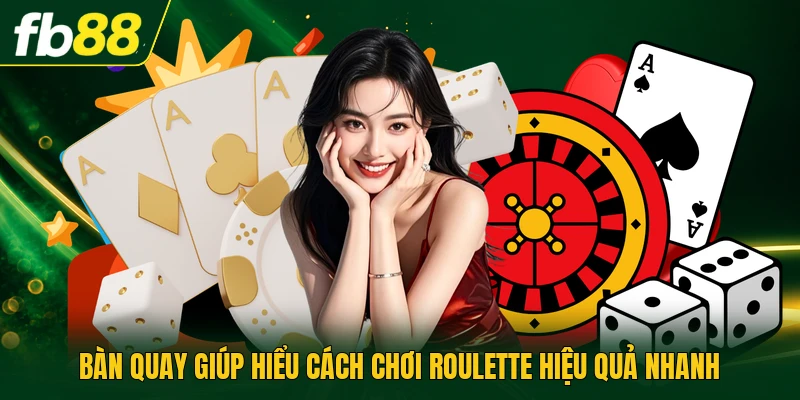 Bàn quay giúp hiểu cách chơi roulette hiệu quả nhanh