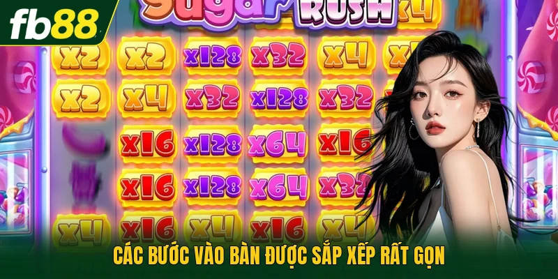 Game Slot Sugar Rush Xmas Trên Lưới 7x7 Mùa Lễ Hội Hot 3 Các bước vào bàn được sắp xếp rất gọn