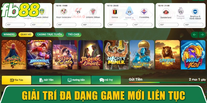 Trang Chủ 11 Giải trí đa dạng thường xuyên ra mắt game mới